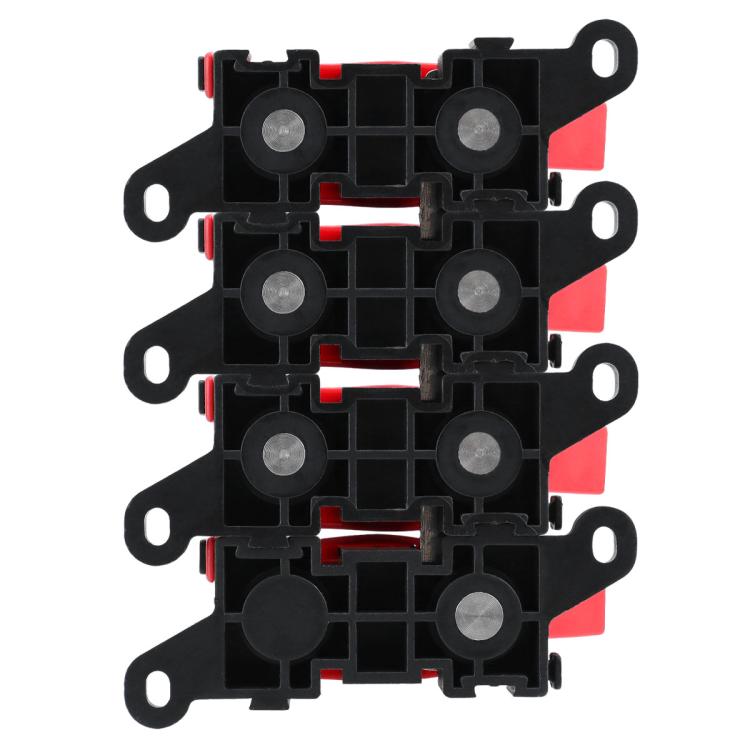 200A Automotive Modification Multi-Output Fork-Type Fuse Holder, Specification: 1 Input 3 Outputs