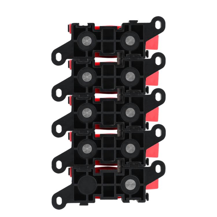 200A Automotive Modification Multi-Output Fork-Type Fuse Holder, Specification: 1 Input 4 Outputs