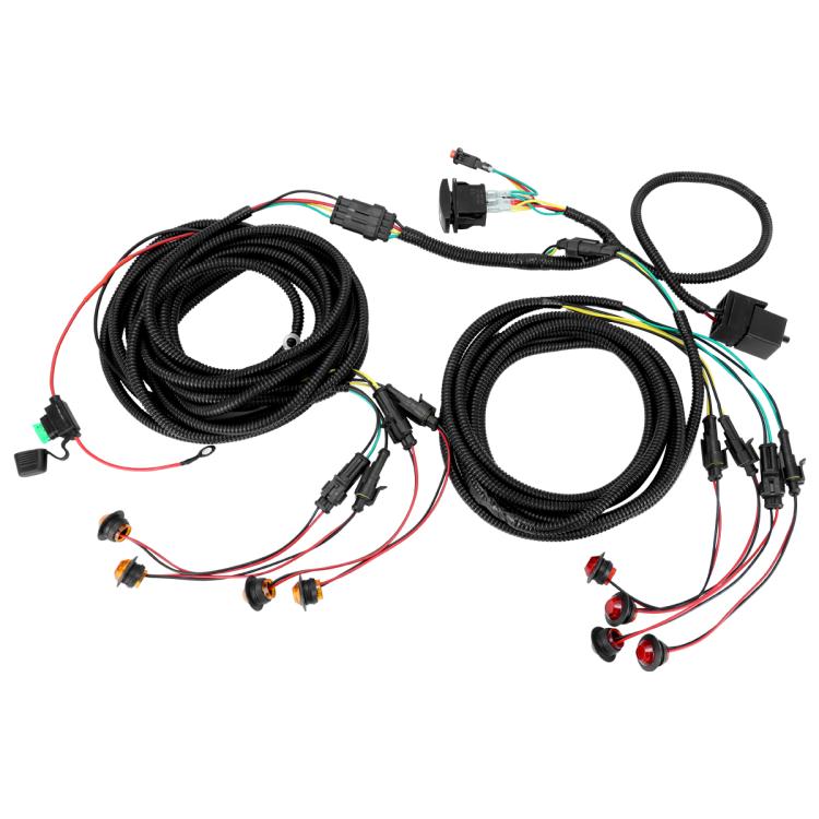 ATV Turn Signal Light Wiring Harness Kit Emergency Switch Flasher Accessories - CP-5532