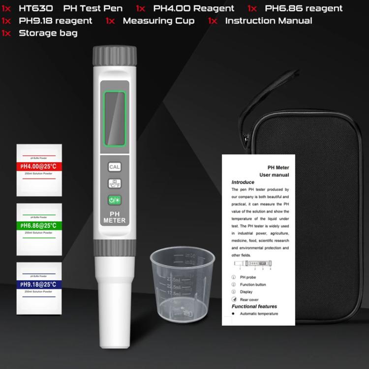HABOTEST HT630A High-Precision PH Tester Water Quality Analyzer