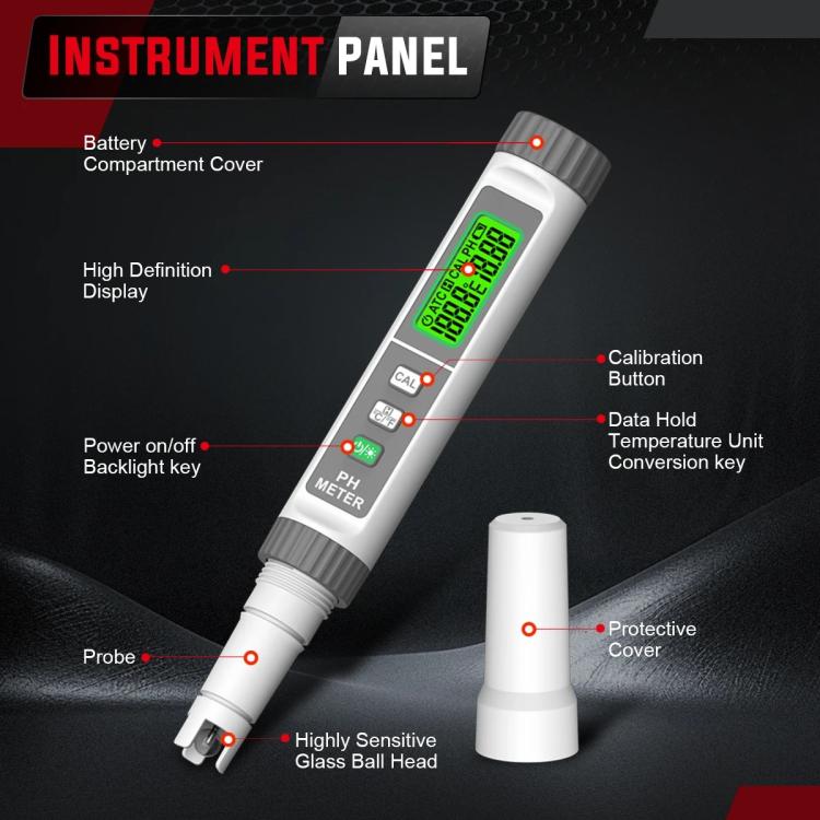 HABOTEST HT630A High-Precision PH Tester Water Quality Analyzer