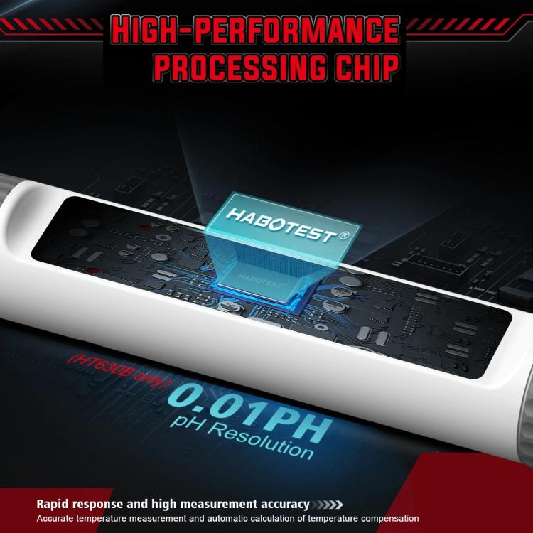 HABOTEST HT630A High-Precision PH Tester Water Quality Analyzer