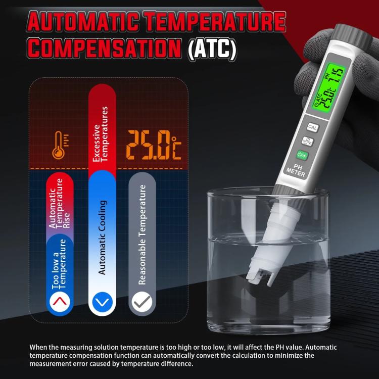 HABOTEST HT630B High-Precision PH Tester Water Quality Analyzer