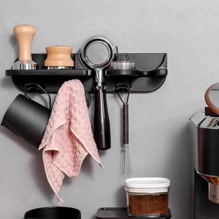 58mm All in One Coffee Tools Wall Mount Holder Coffee Bar Organizer Portafilter Tamper Station