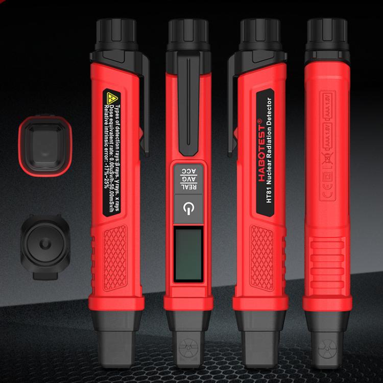 HABOTEST HT81 Nuclear Radiation Detection Pen Nuclear Contamination Meter Radioactive Material Detector