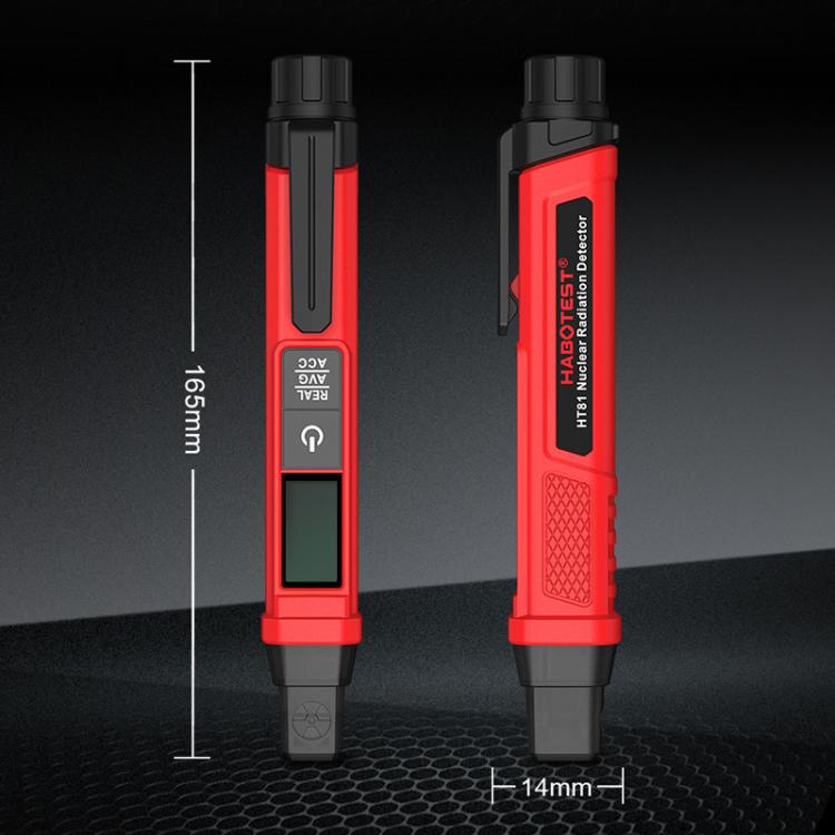 HABOTEST HT81 Nuclear Radiation Detection Pen Nuclear Contamination Meter Radioactive Material Detector