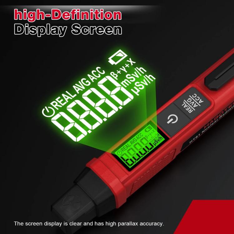 HABOTEST HT81 Nuclear Radiation Detection Pen Nuclear Contamination Meter Radioactive Material Detector