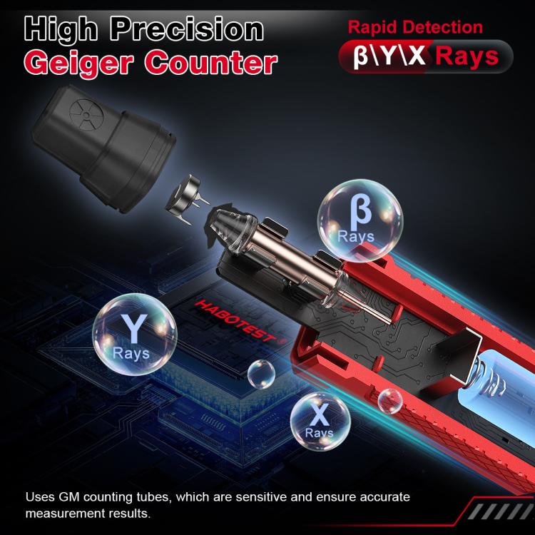 HABOTEST HT81 Nuclear Radiation Detection Pen Nuclear Contamination Meter Radioactive Material Detector