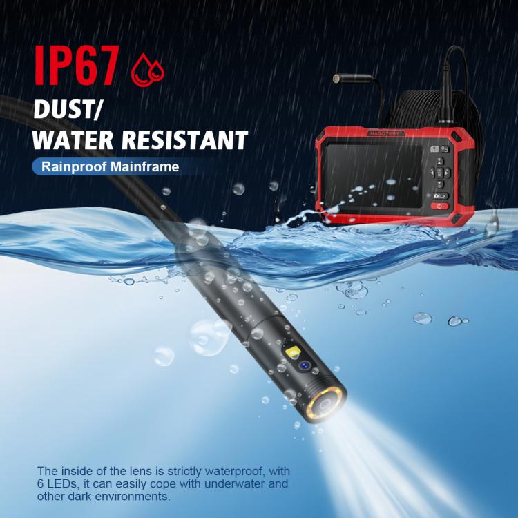 HABOTEST HT669A Industrial Endoscope HD Camera Pipe Inspection Instrument