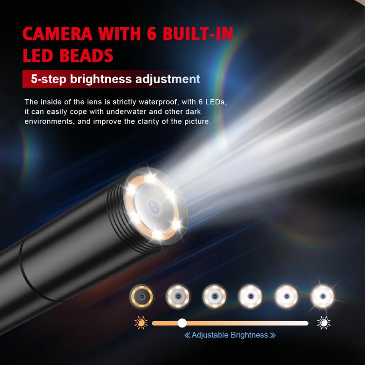 HABOTEST HT669A-PRO Industrial Endoscope HD Camera Pipe Inspection Instrument