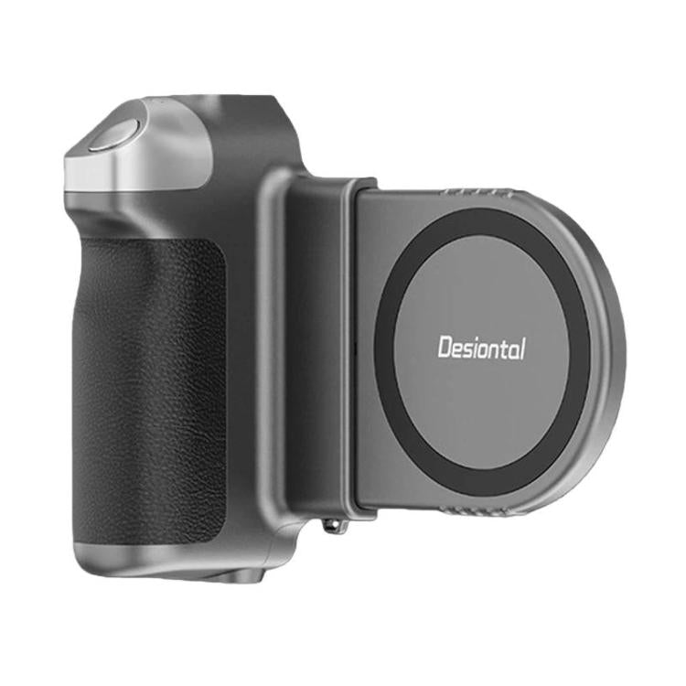 Desiontal GP-06 Magnetic Retractable Phone Shooting Grip Stabilizer Handle For Live Stream & Outdoor Selfie - Grey