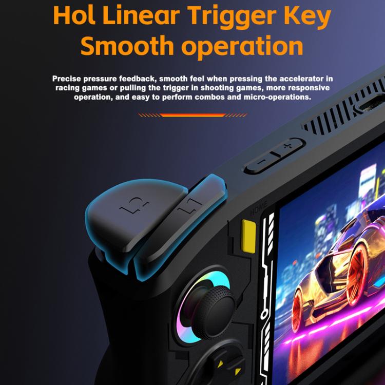 RG56 PRO 5.5-Inch Handheld Game Console EmuELEC System With HDMI TV Output WiFi Connectivity 64G - Black