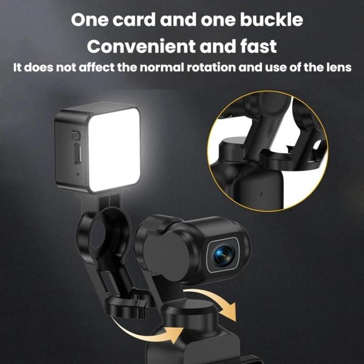 For DJI Osmo Pocket 3 Desiontal PM-06 Quick-Release Magnetic Fill Light Portable Light For Action Cameras
