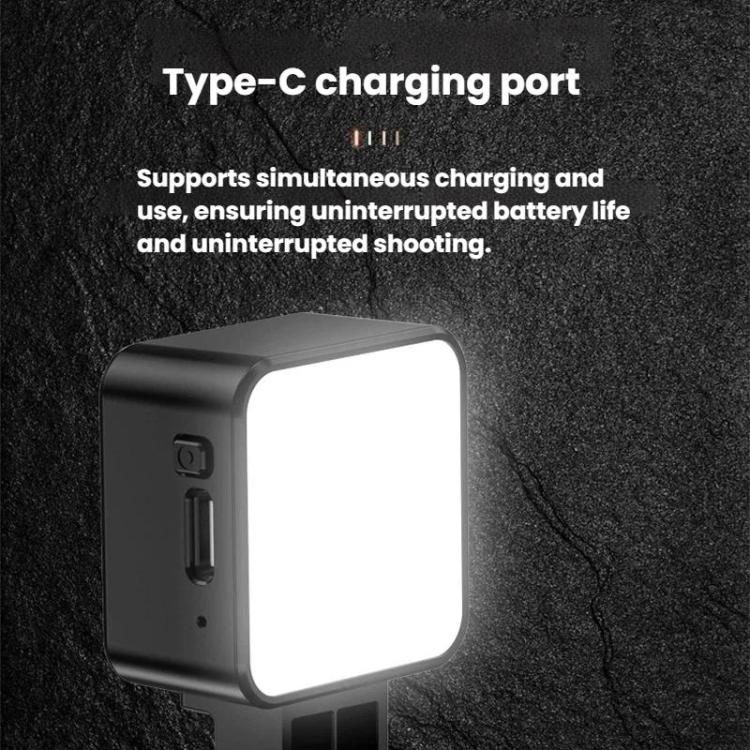 For DJI Osmo Pocket 3 Desiontal PM-06 Quick-Release Magnetic Fill Light Portable Light For Action Cameras
