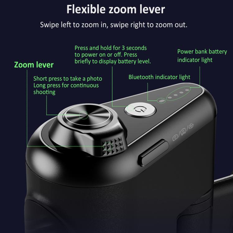 Desiontal Magnetic Phone Shooting Grip Remote Control Shooting Auxiliary Grip