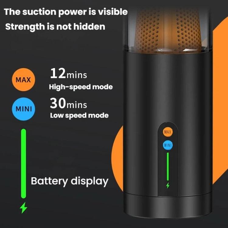 20000pa Compact Handheld Car 4 In 1 Vacuum Cleaner High-Power Dual-Function Vacuum And Blower - Black