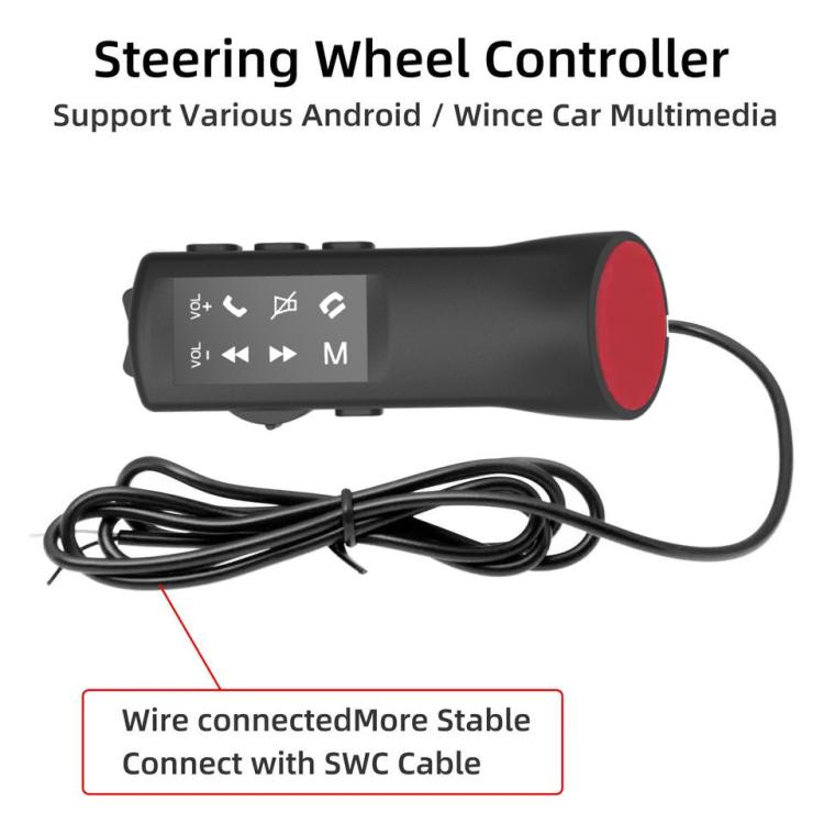 Car Multi-Function Steering Wheel Control Buttons/Handle, Specifically For Android Large Screens