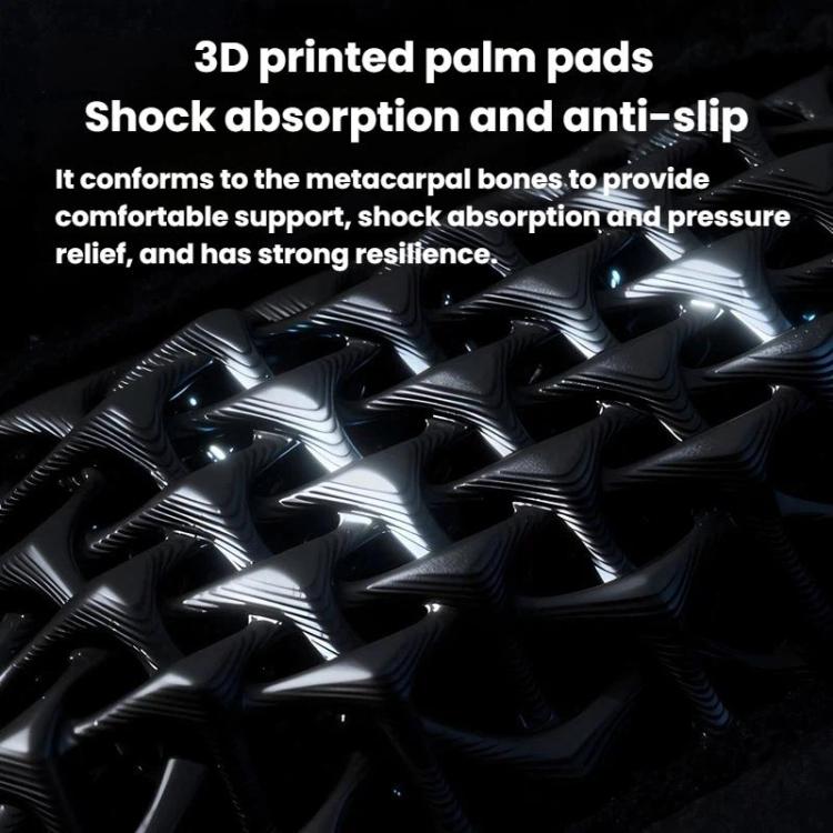 WEST BIKING YP0211278 3D Printed Cycling Anti-Slip Gloves Shock-Absorbing Full Finger Bike Gloves, Size: M