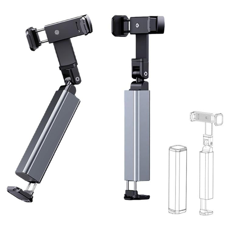 Portable Foldable Rotating Extendable Storage Phone Holder With Clip