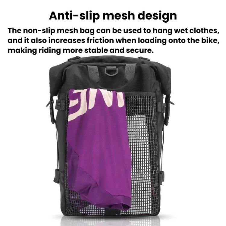 WEST BIKING Motorcycle Large-Capacity Rear Seat Bag Riding Modular Hanging Bag, Spec: 20L