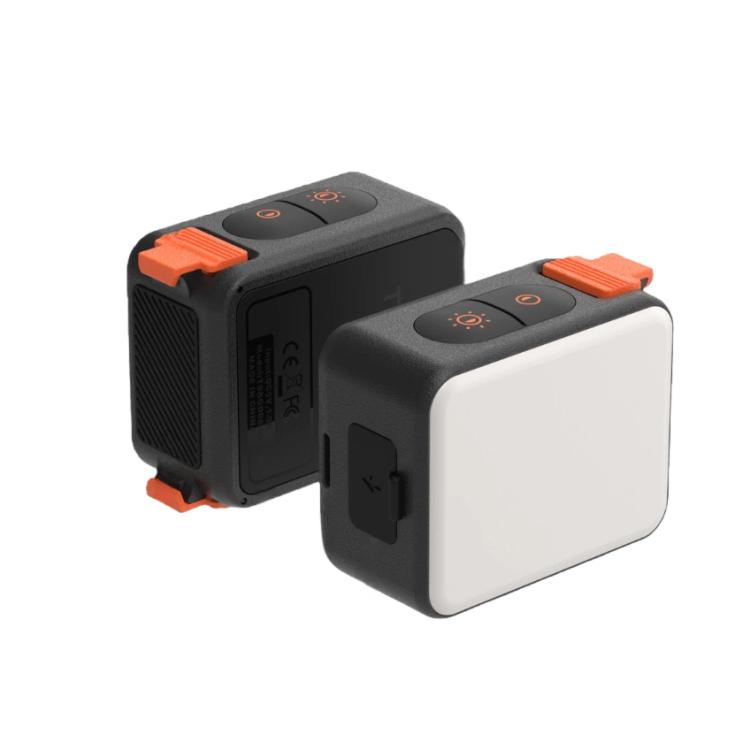 For DJI Osmo Action 6 / Nano TELESIN Magnetic Quick Release Fill Light Dual Color Temperature With 25 LEDs - Black