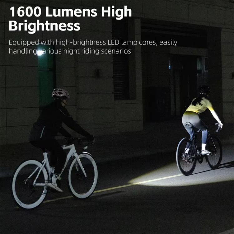 WEST BIKING YP0701501 Bicycle Front Light With Cut-Off Line IPX4 Waterproof High-Brightness Night Riding Light - Black