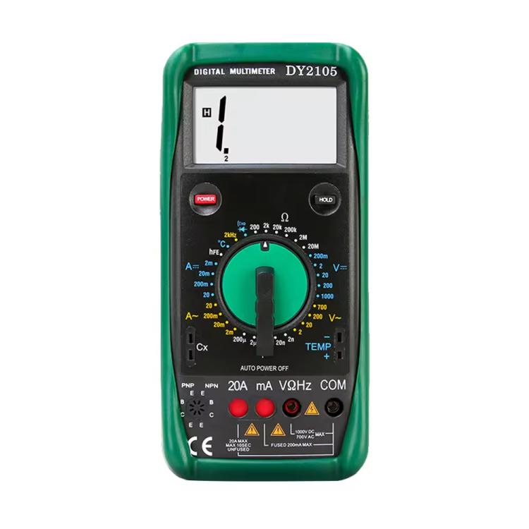 DUOYI AC/DC Voltage Resistance Testing Anti-Burn Digital Multimeter - DY2105
