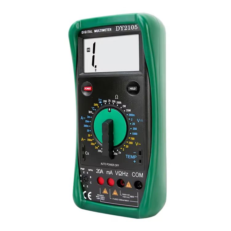 DUOYI AC/DC Voltage Resistance Testing Anti-Burn Digital Multimeter - DY2105
