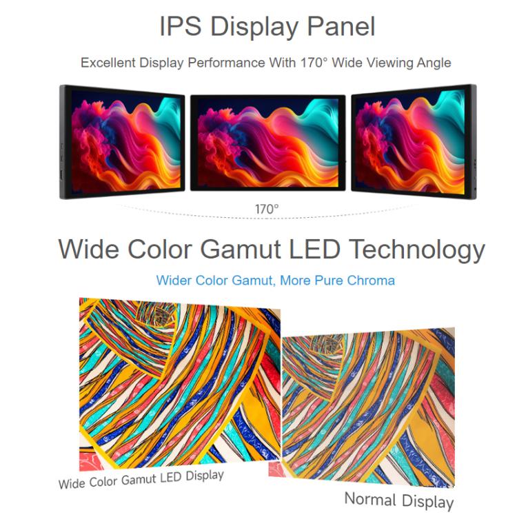 WAVESHARE 10.1-Inch DSI Tempered Glass Pane High Color Gamut Touchscreen 720 X 1280 Pixels - 32603