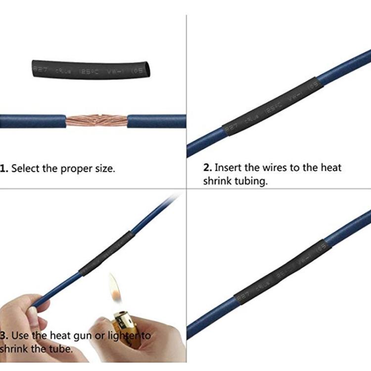 750 in 1 Thermoresistant Tube Heat Shrink Wrapping Kit