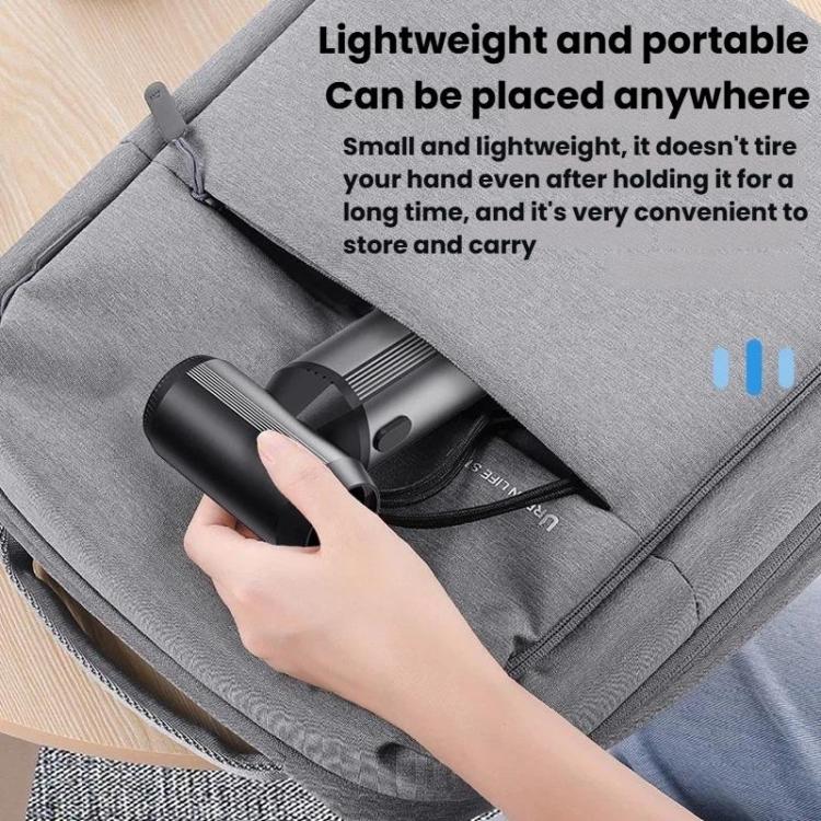 Car Vacuum Cleaner Brushless Wireless Blower Outdoor Mini High-Powered Powerhouse Fan - Gray Black