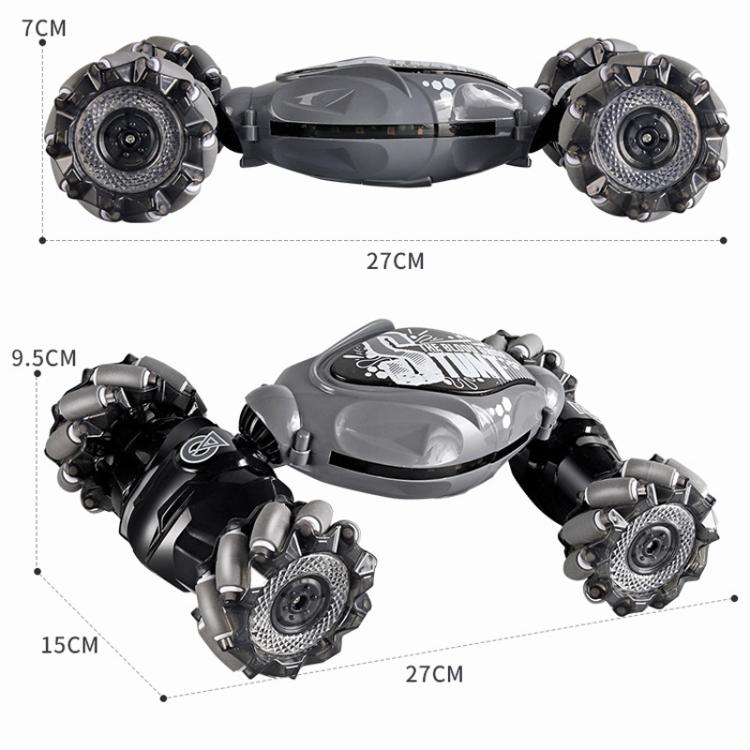 Shockproof Crash-Resistant Stunt Twist Car With Lights Rechargeable Remote Control Toy Car, Spec: Single Remote Control Pink