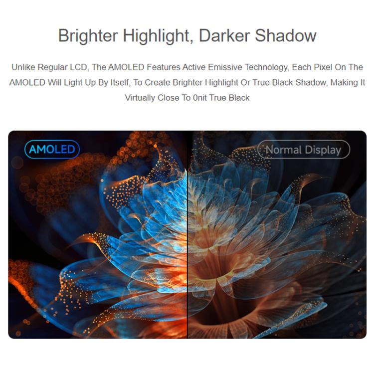 WAVESHARE 13.3-Inch FHD AMOLED Touchscreen 1920x1080 Pixels Fully Laminated Tempered Glass Panel, Specification: EU Plug - 32763