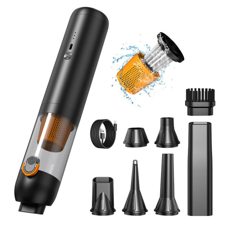 Outdoor Home Use Cordless Handheld Vacuum Cleaner Brushless Powerful Suction Car Vacuum - Black