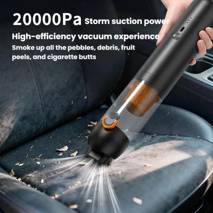 Outdoor Home Use Cordless Handheld Vacuum Cleaner Brushless Powerful Suction Car Vacuum - Black