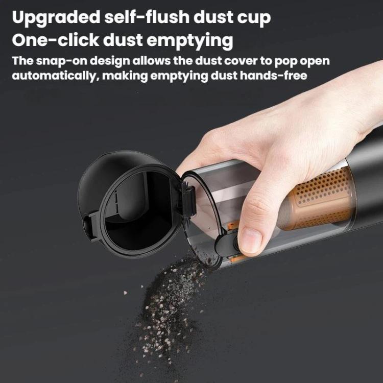 Outdoor Home Use Cordless Handheld Vacuum Cleaner Brushless Powerful Suction Car Vacuum - Black