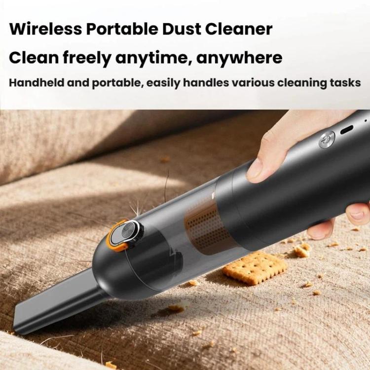 Outdoor Home Use Cordless Handheld Vacuum Cleaner Brushless Powerful Suction Car Vacuum - Black
