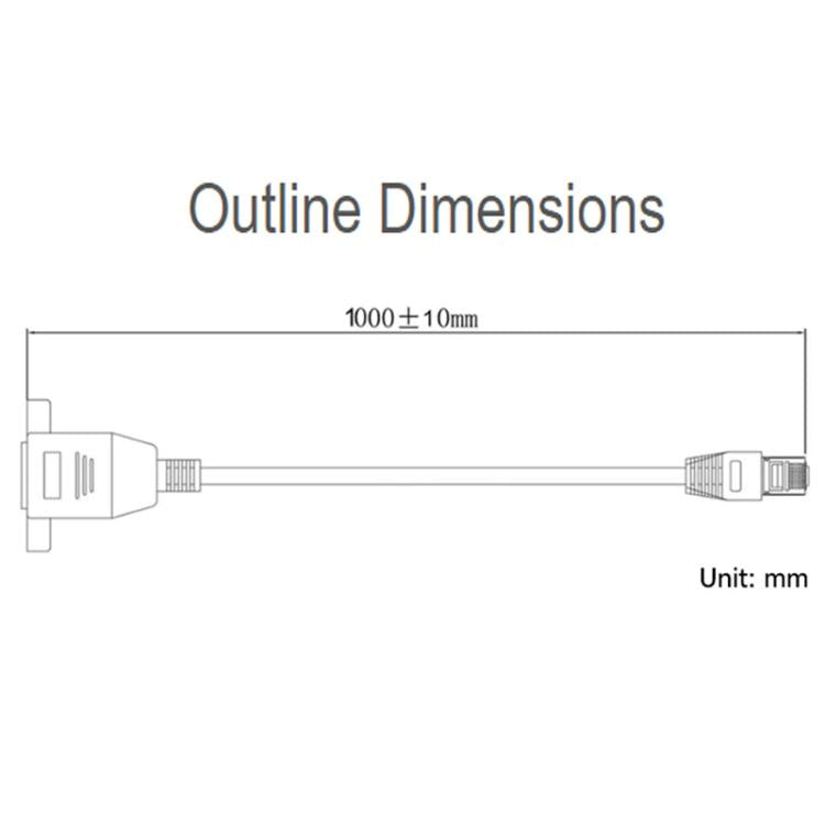 WAVESHARE 1M RJ45 Effective Shielded Network Cable Extension Cable - 32499