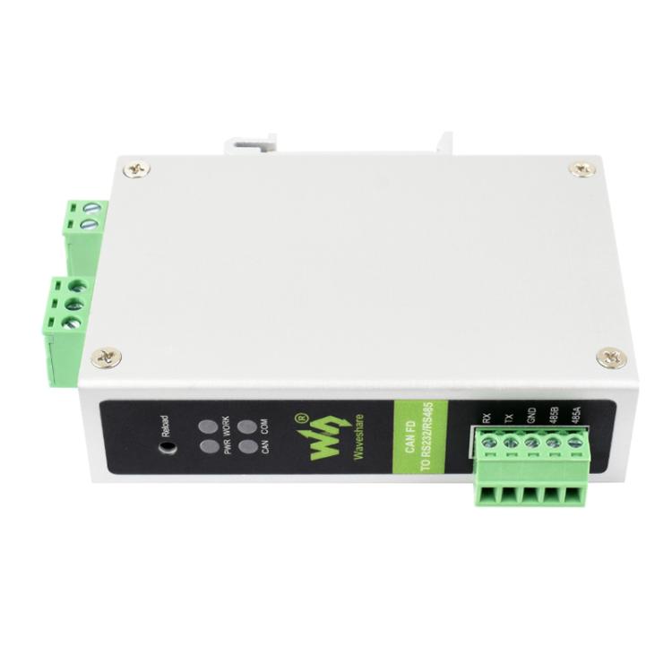 WAVESHARE CAN FD Protocol Converter Compatible With CAN 2.0A/2.0B Protocols Spports DIN Rail Mounting - 32599