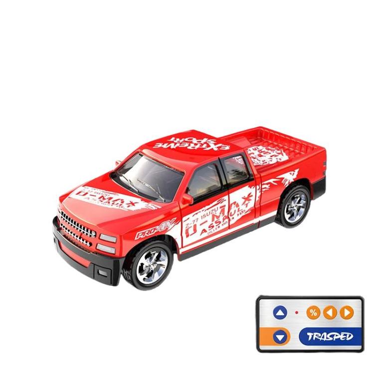 1:64 Mini Alloy RC Car With Lights Simulated Car Model Toy, Spec: 5501 Red