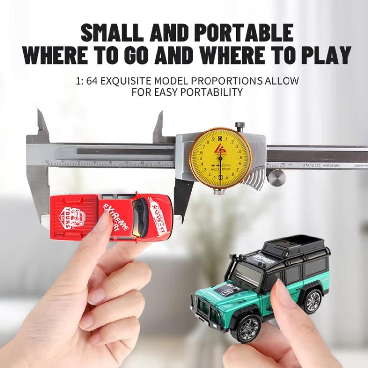 1:64 Mini Alloy RC Car With Lights Simulated Car Model Toy, Spec: 5501 Red