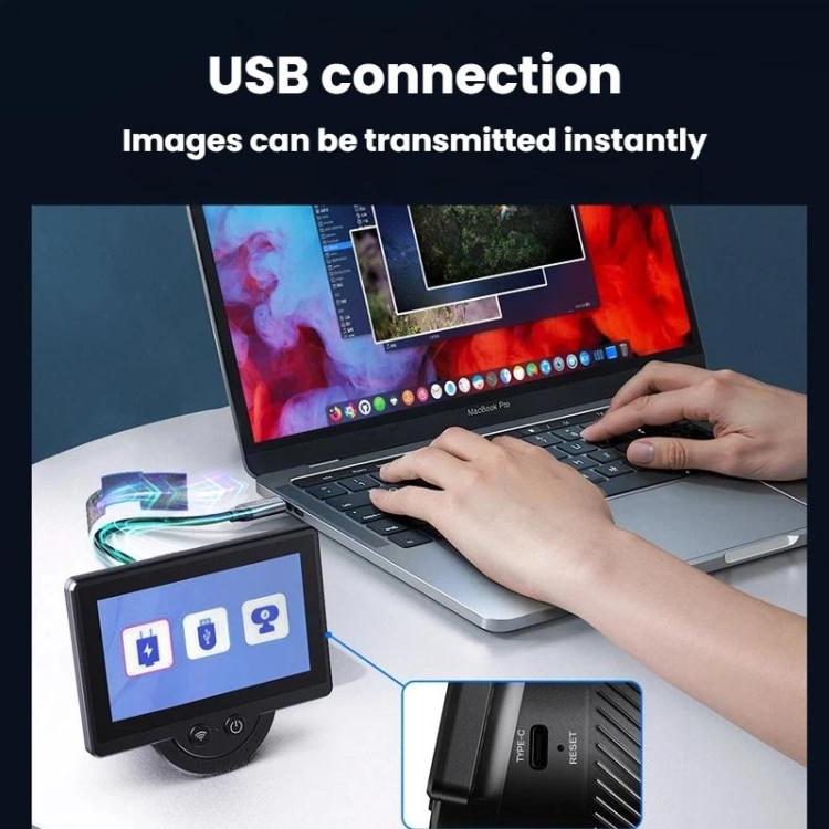 WT1 4.3 Inch Wireless WiFi Electronic Eyepiece Display For Telescopes & Microscopes