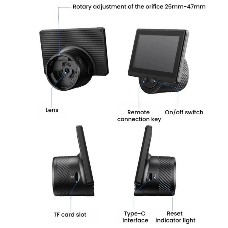 WT1 4.3 Inch Wireless WiFi Electronic Eyepiece Display For Telescopes & Microscopes