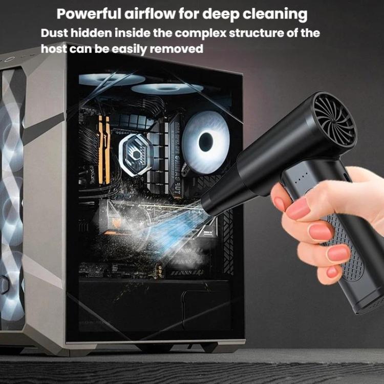Computer Case Keyboard Dust Blower Car Home Dust Remover Powerful Cordless Mini Fan, Blowing Power: 90G