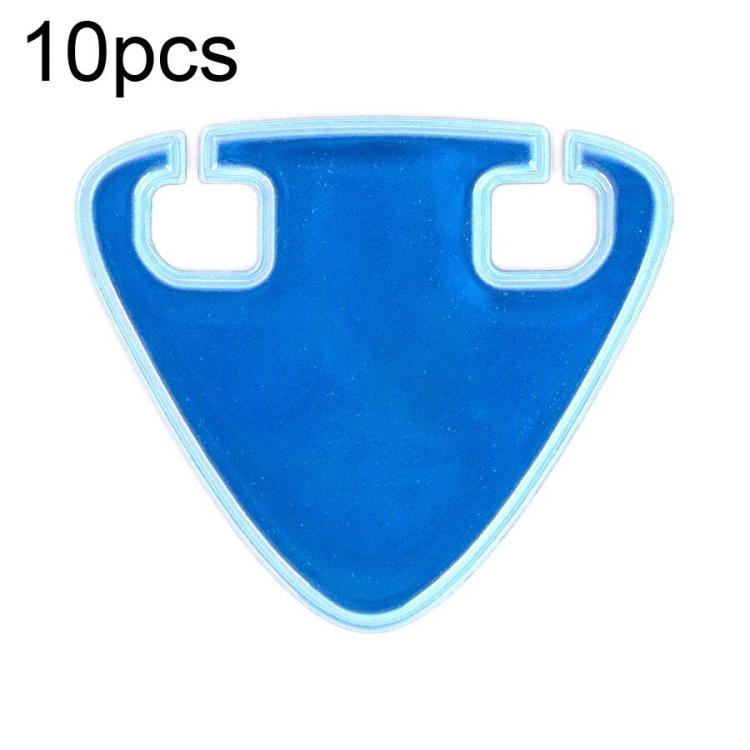 10pcs Bicycle Emergency Night Riding High-Visibility Reflective Stickers, Style: Double-sided