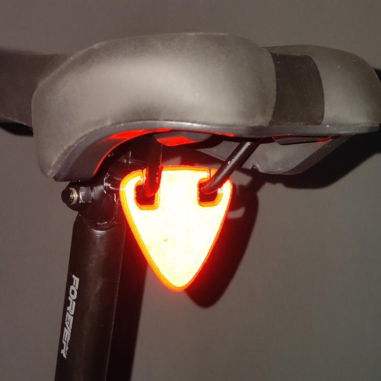 10pcs Bicycle Emergency Night Riding High-Visibility Reflective Stickers, Style: Double-sided