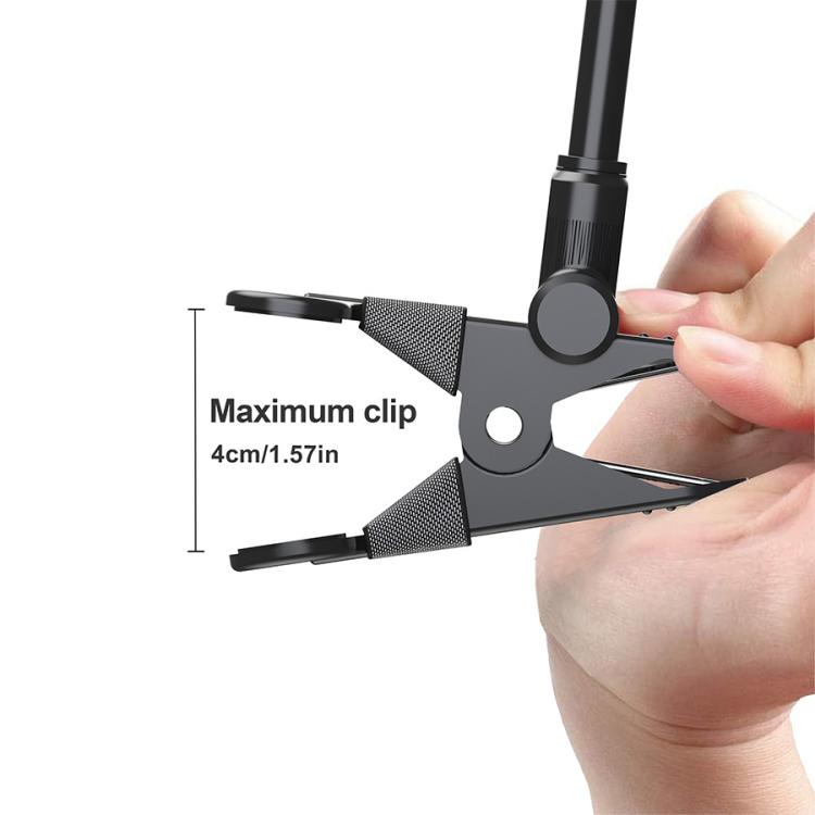 Universal Phone Holder For Recording Live Streaming Teaching Videos Of Guitar/Bass/Ukulele - Black