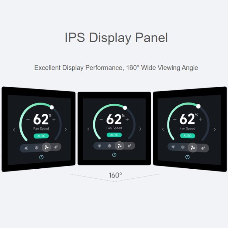 WAVESHARE RP2350 High-Performance Development Board 480 X 480 Resolution - With Touch Screen