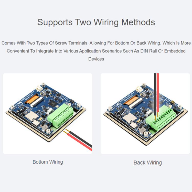 WAVESHARE RP2350 High-Performance Development Board 480 X 480 Resolution - With Touch Screen