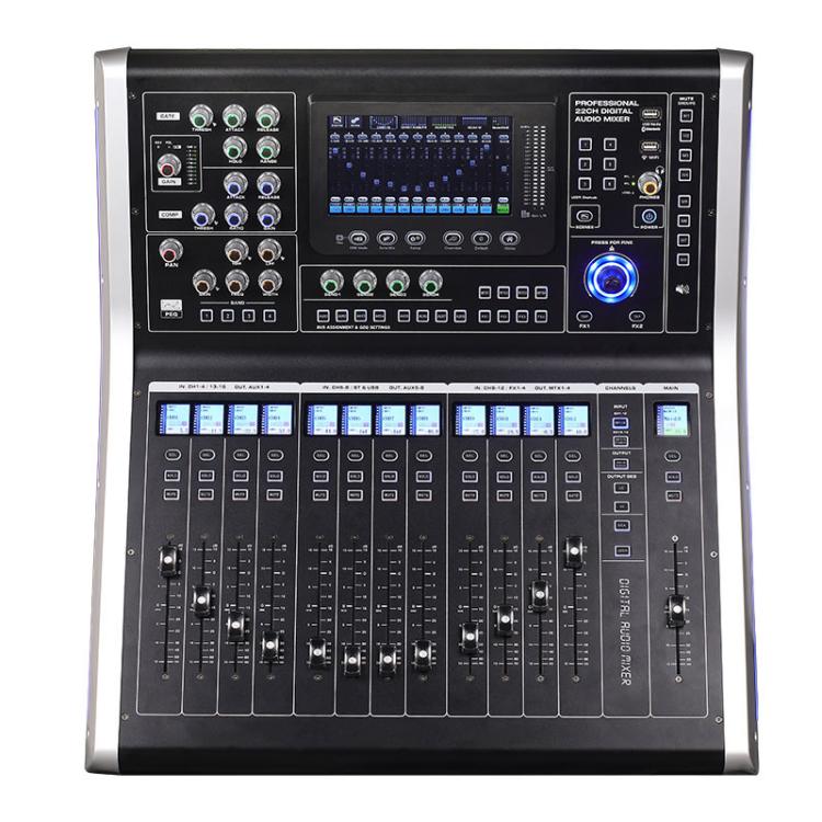 MDX22 USB Bluetooth 48V Phantom Power DSP Digital Mixer EU Plug